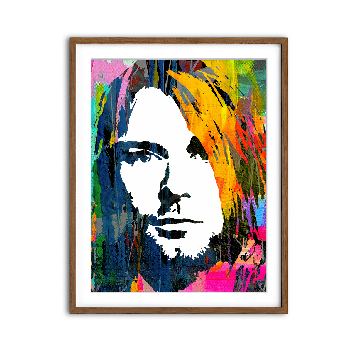 Framed Print 3x4 Walnut