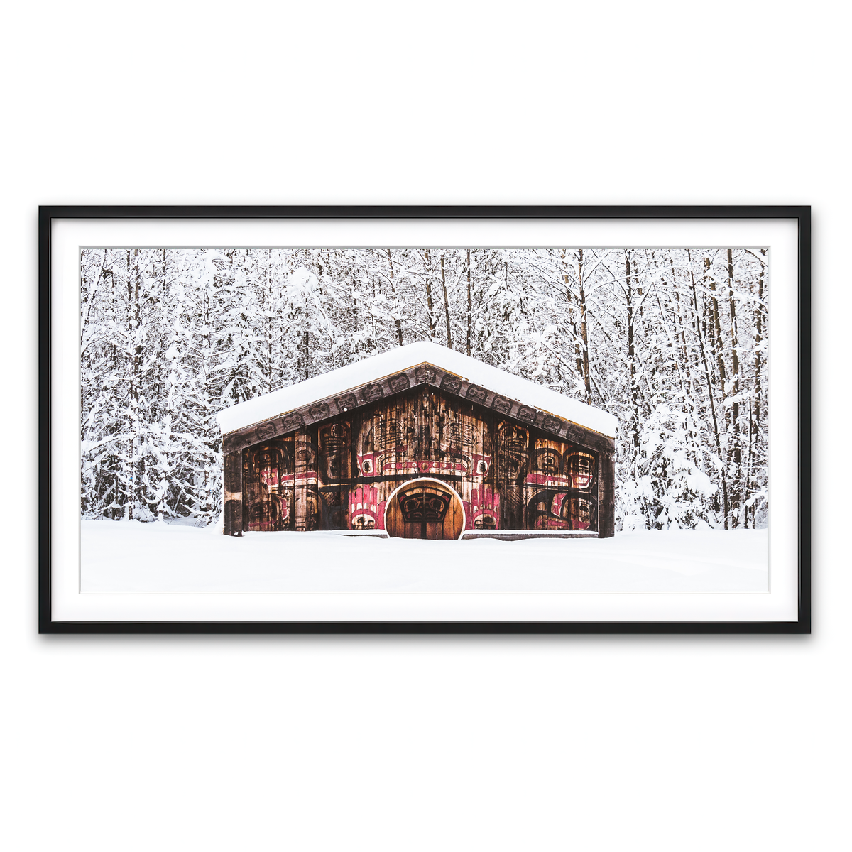 Framed Print 2x1 Black