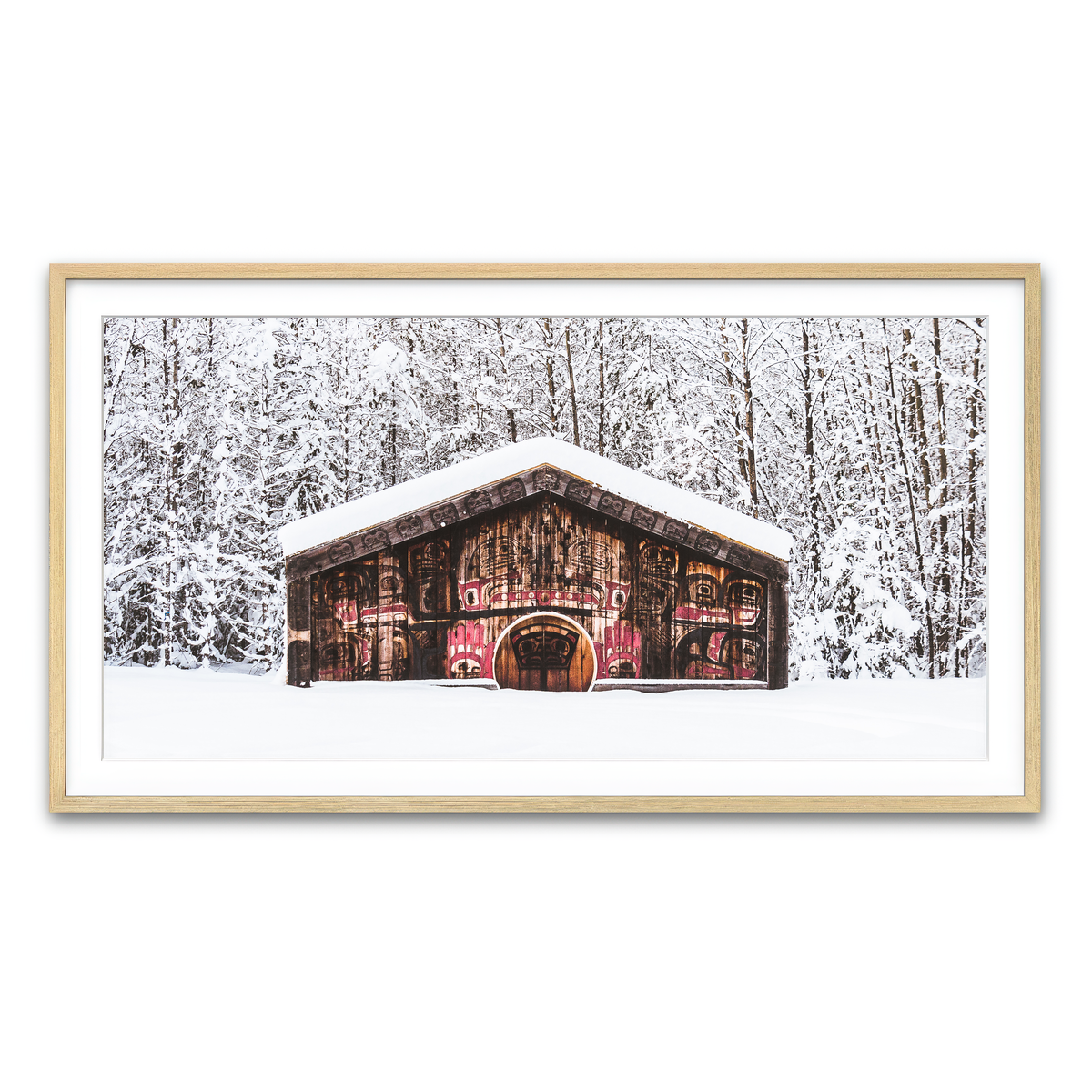 Framed Print 2x1 Natural