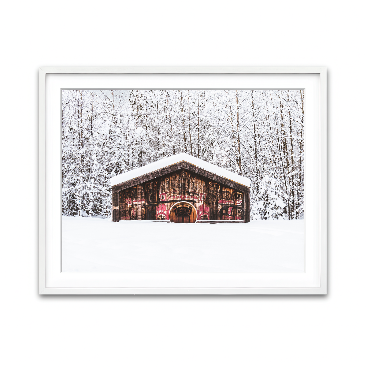 Framed Print 4x3 White
