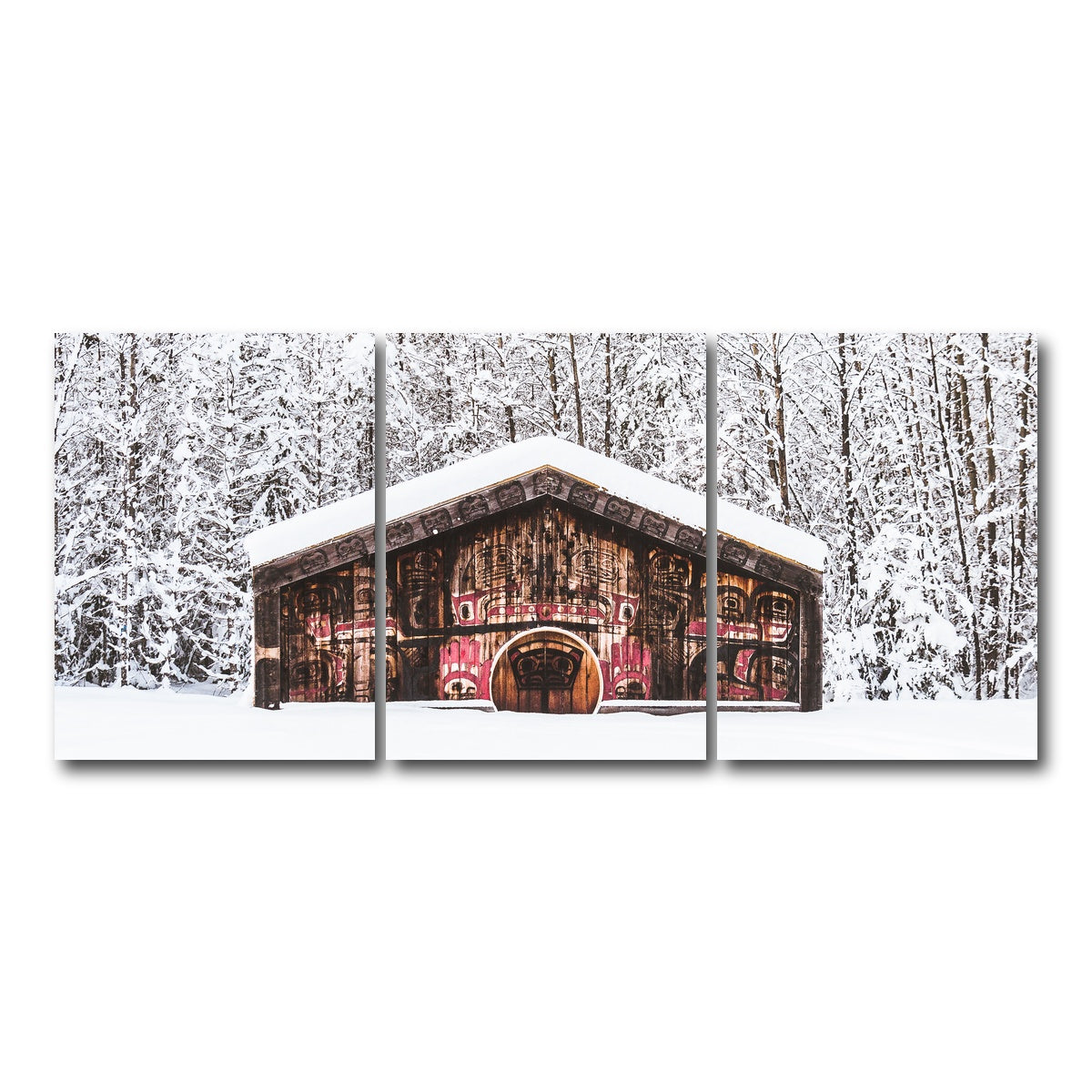 AUTO-MOCKUP WHITE | Nisga'a Memorial | 3 Piece | Gallery Wrap Canvas | group=18x24