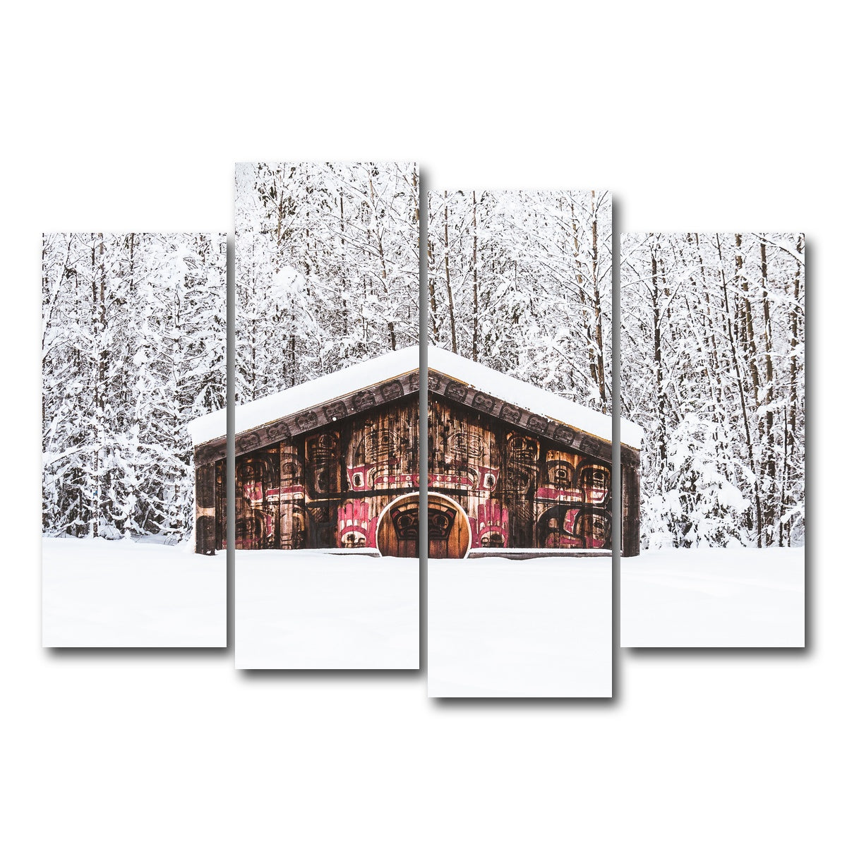 AUTO-MOCKUP WHITE | Nisga'a Memorial | 4 Piece | Gallery Wrap Canvas | group=4_normal