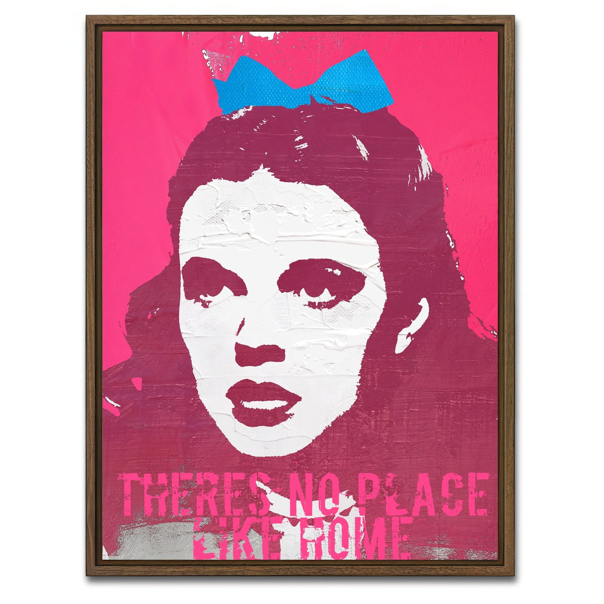 AUTO-MOCKUP WHITE | No place like home | 1 Piece | Walnut Framed Canvas | group=3x4