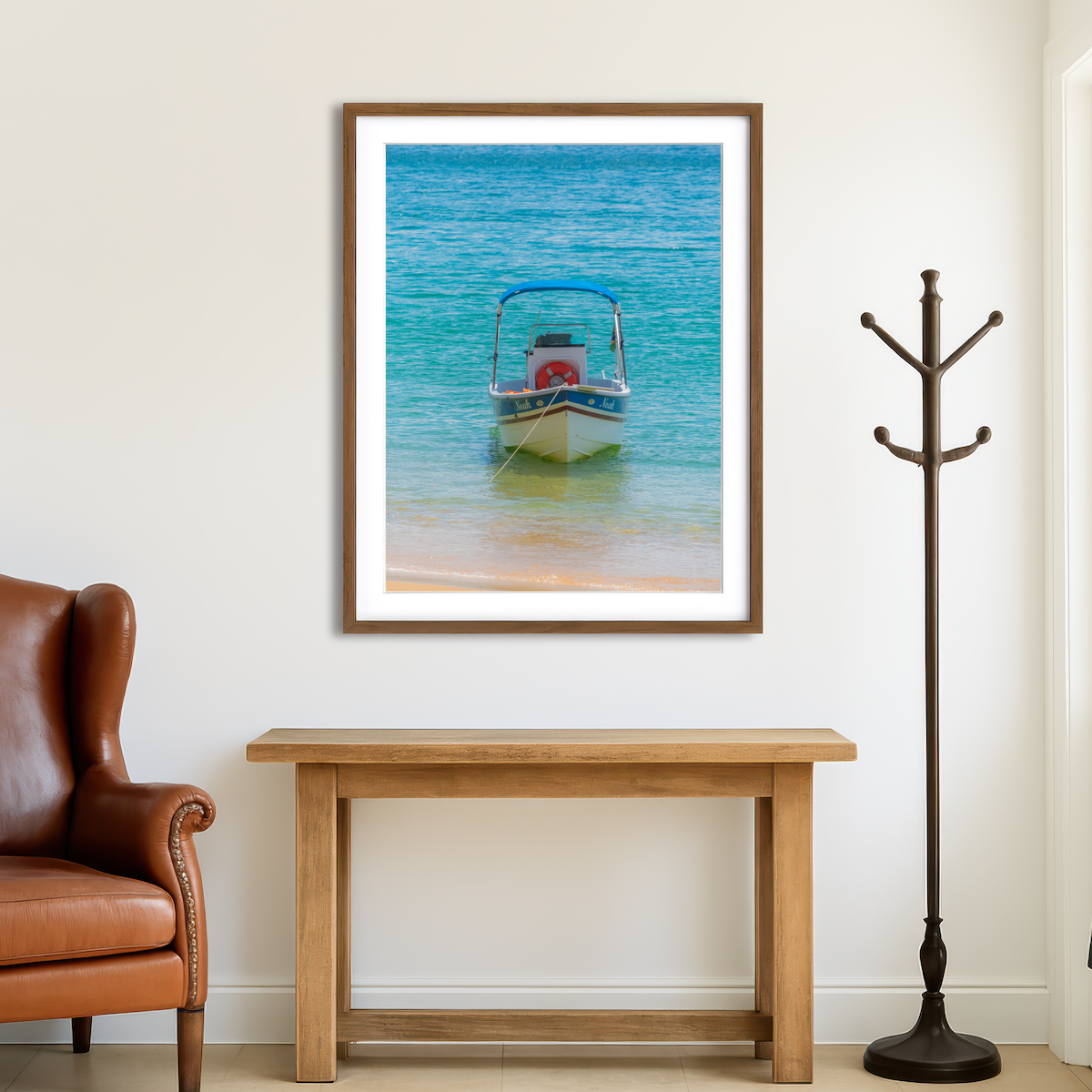 AUTO-MOCKUP ROOM | Noah The Boat Wall Art