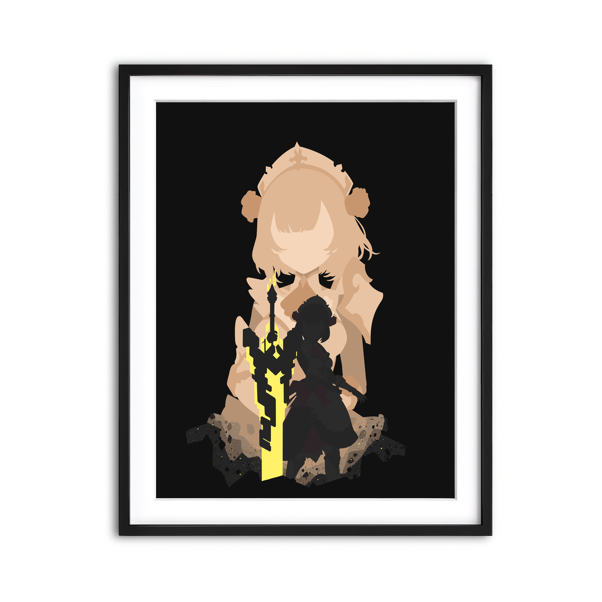 Framed Print 3x4 Black