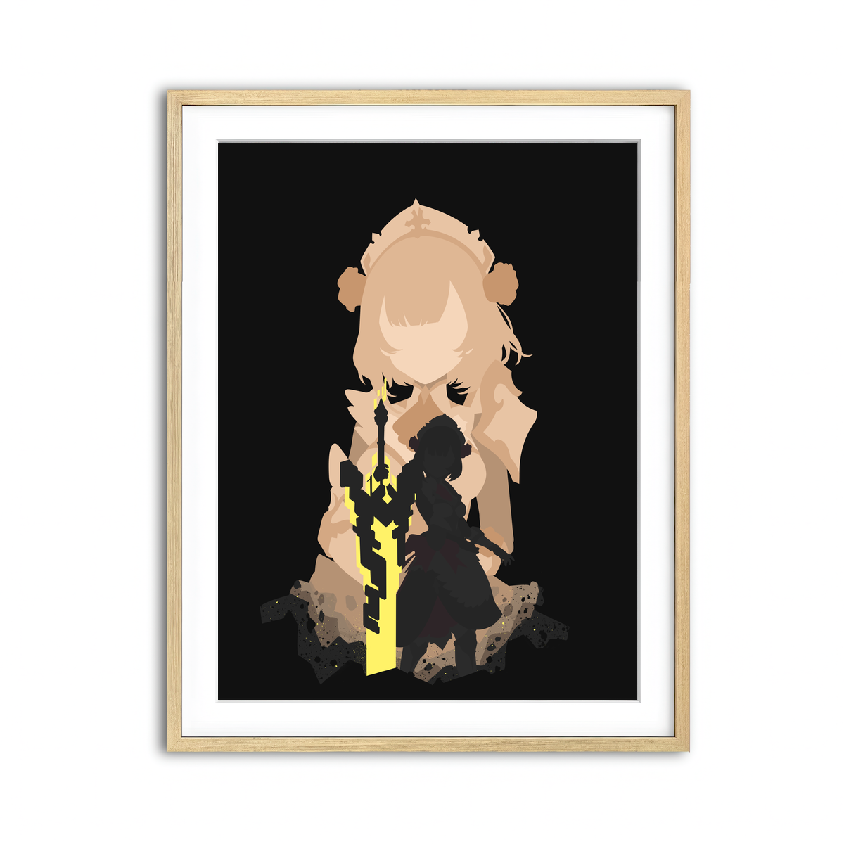 Framed Print 3x4 Natural