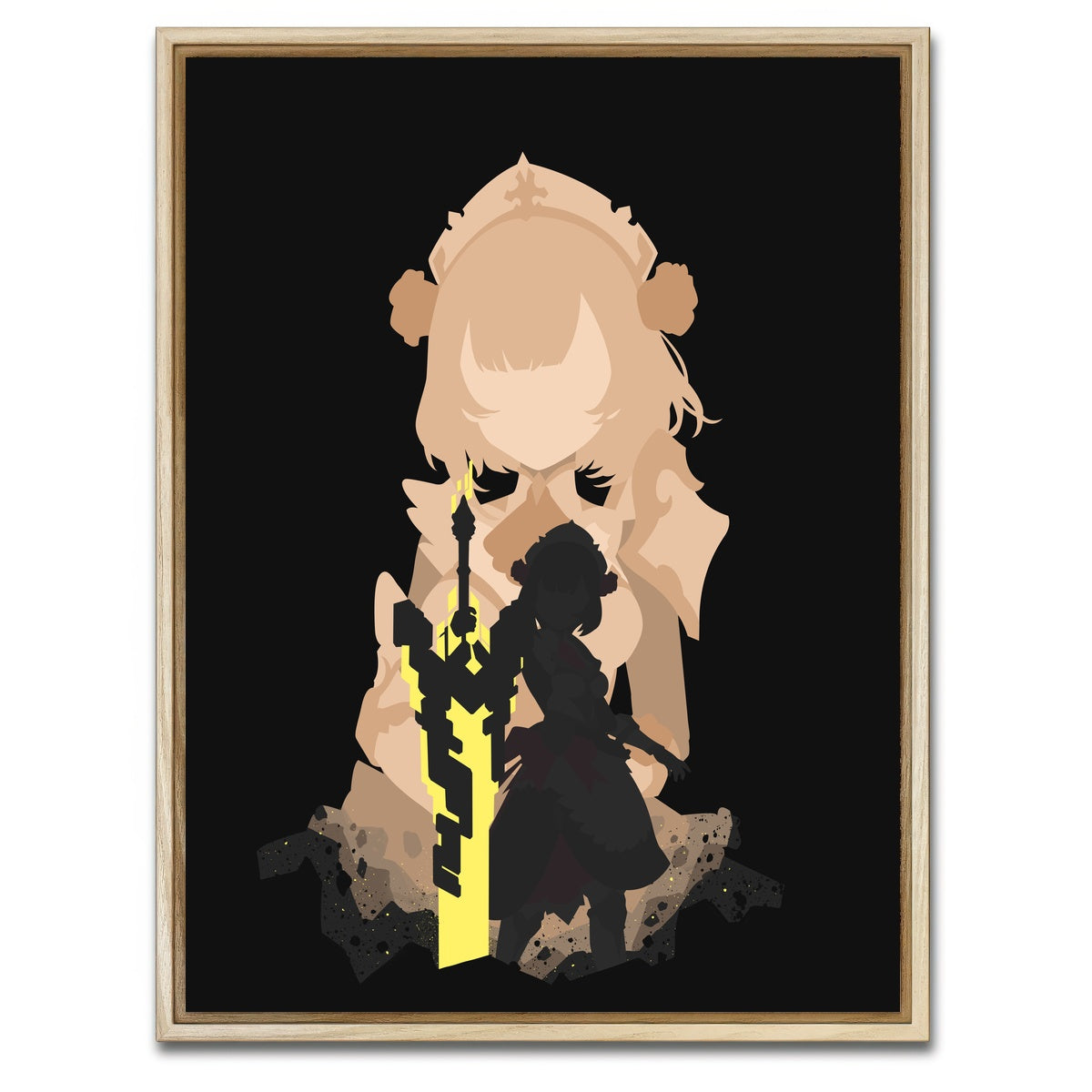 AUTO-MOCKUP WHITE | Noelle | 1 Piece | Natural Framed Canvas | group=3x4