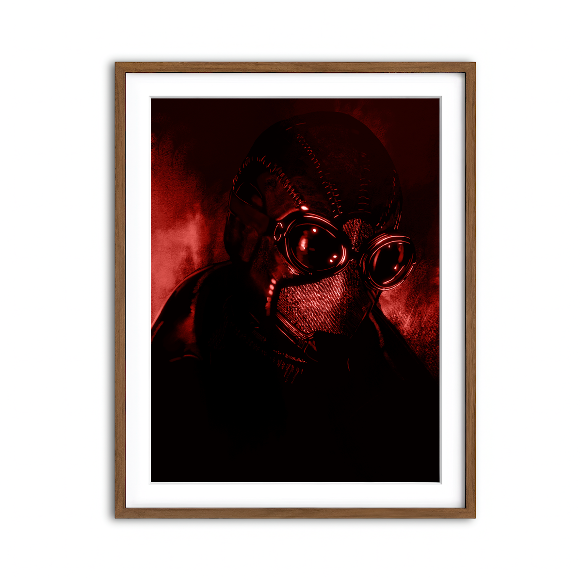 Framed Print 3x4 Walnut