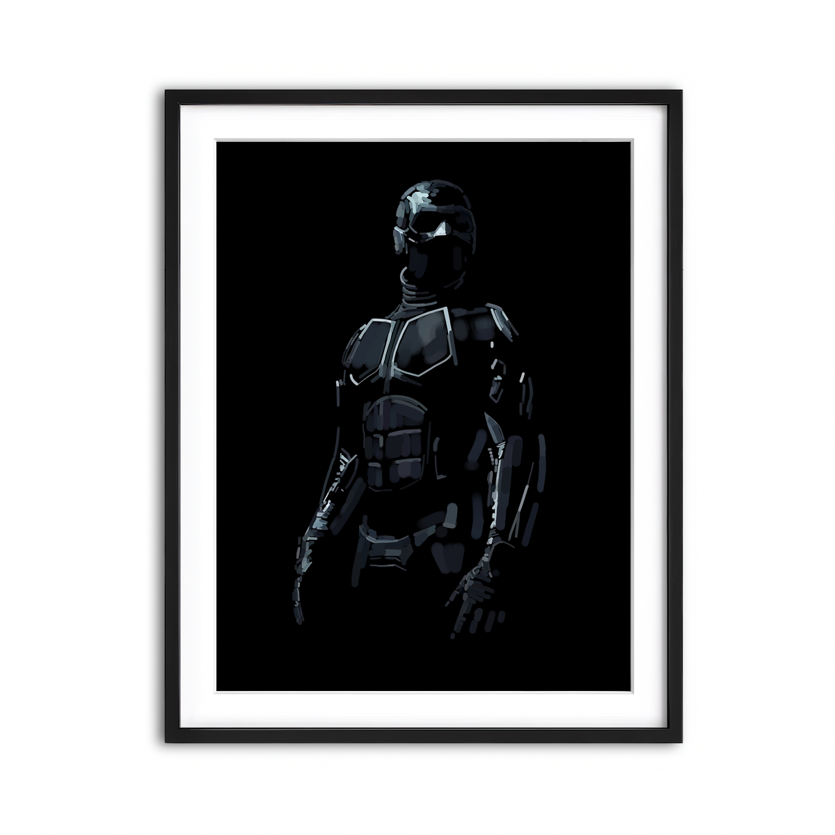 Framed Print 3x4 Black