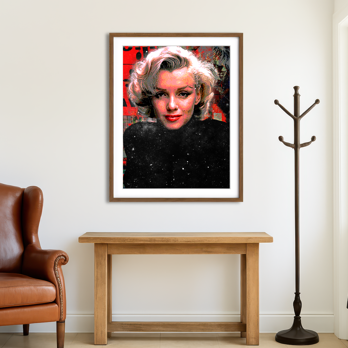 AUTO-MOCKUP ROOM | Norma Jeane Turtleneck Wall Art