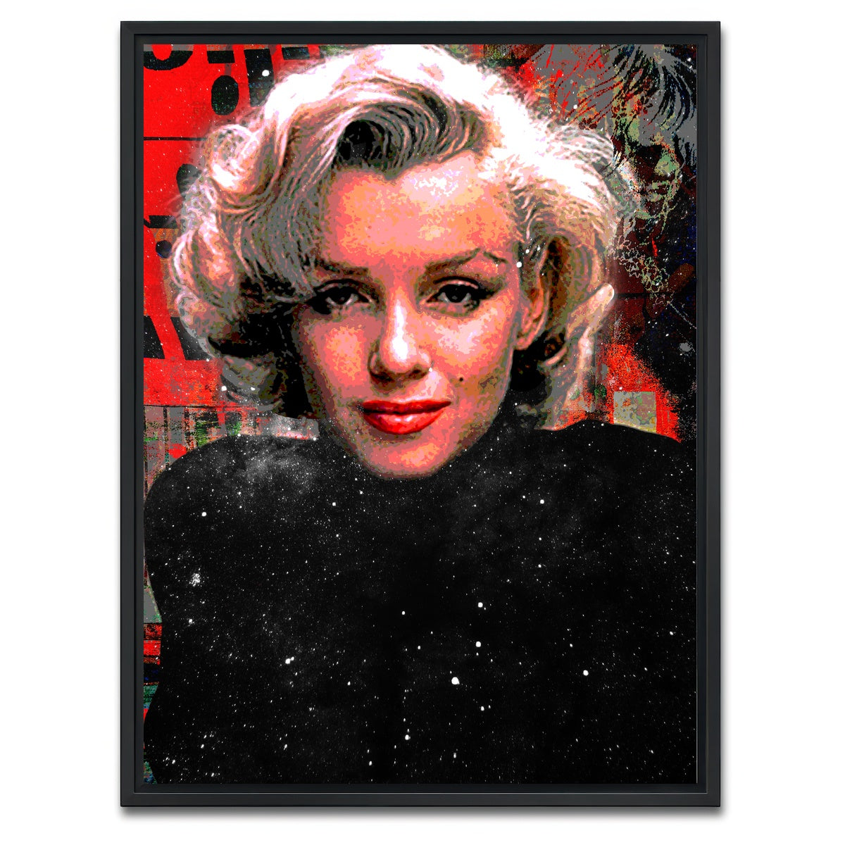 AUTO-MOCKUP WHITE | Norma Jeane Turtleneck | 1 Piece | Black Framed Canvas | group=3x4
