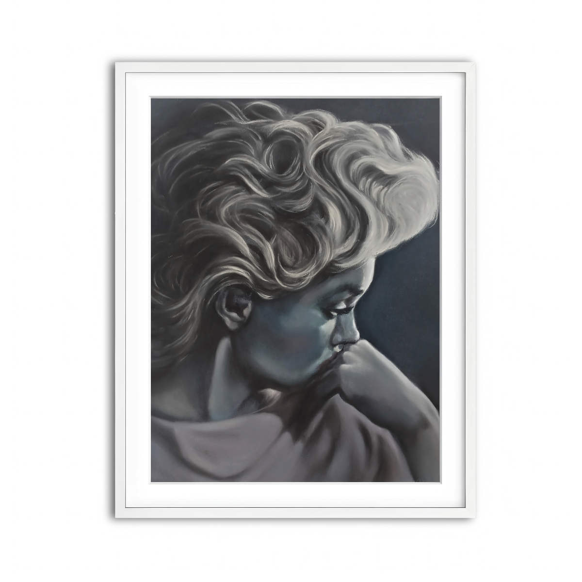 Framed Print 3x4 White