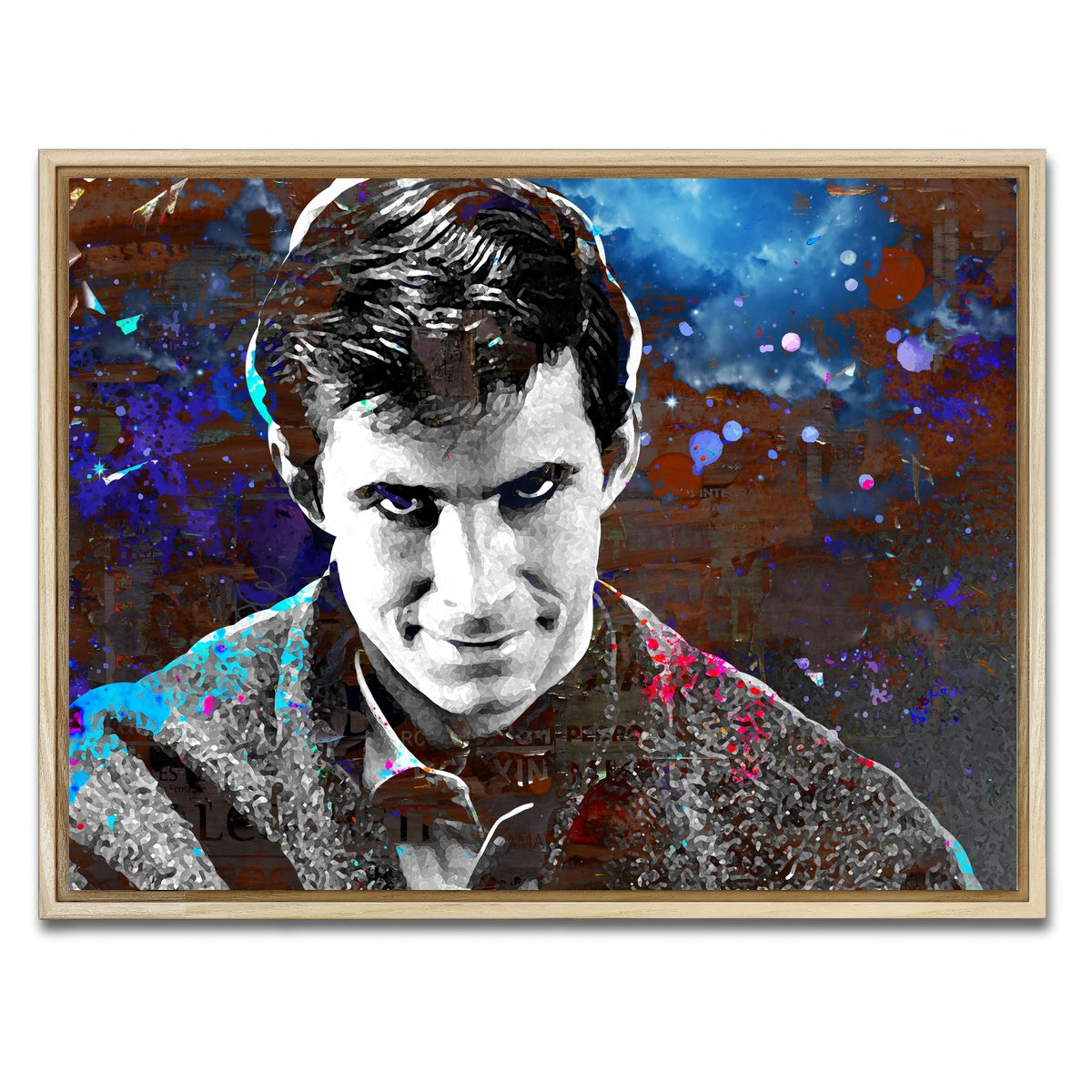 AUTO-MOCKUP WHITE | Norman Bates | 1 Piece | Natural Framed Canvas | group=4x3
