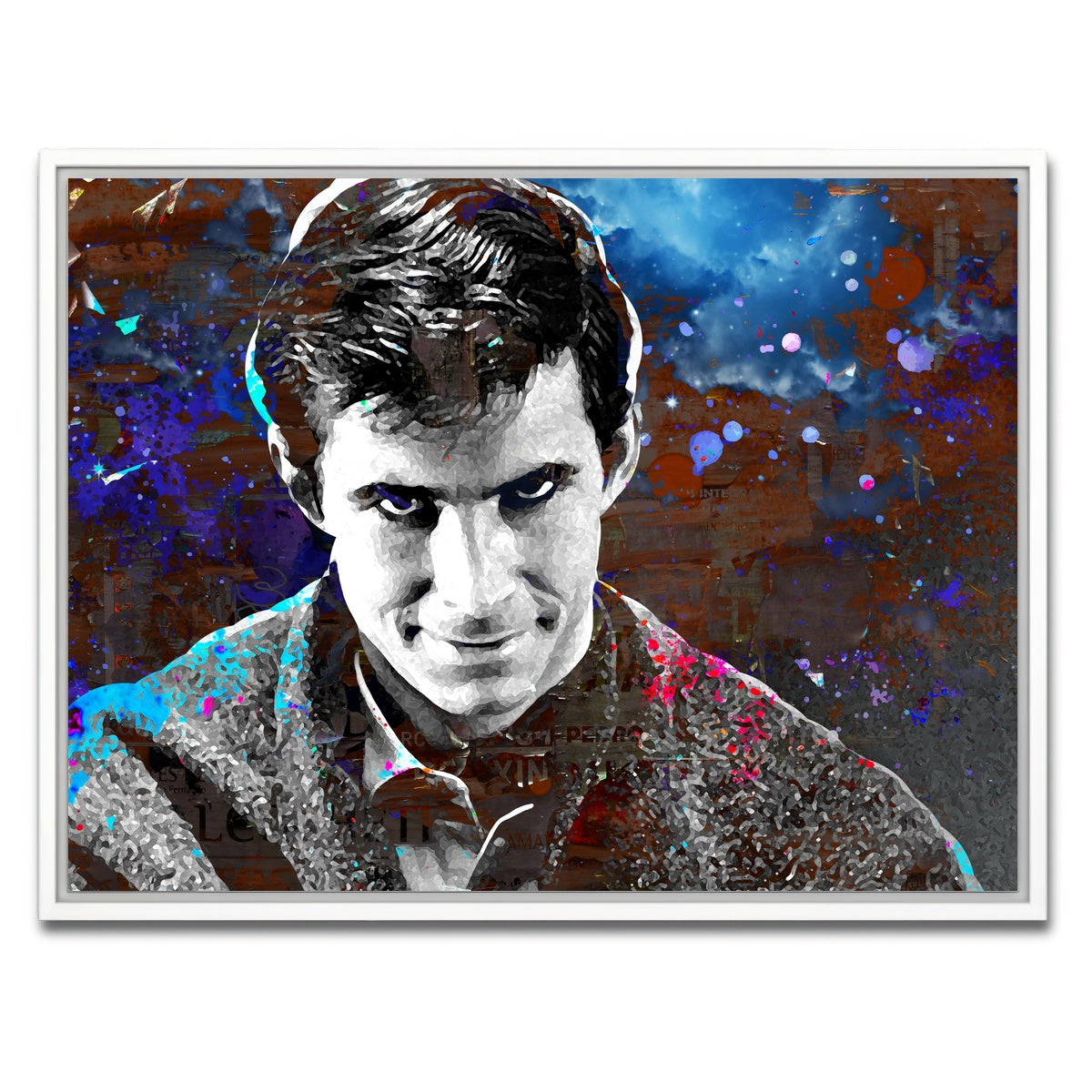 AUTO-MOCKUP WHITE | Norman Bates | 1 Piece | White Framed Canvas | group=4x3