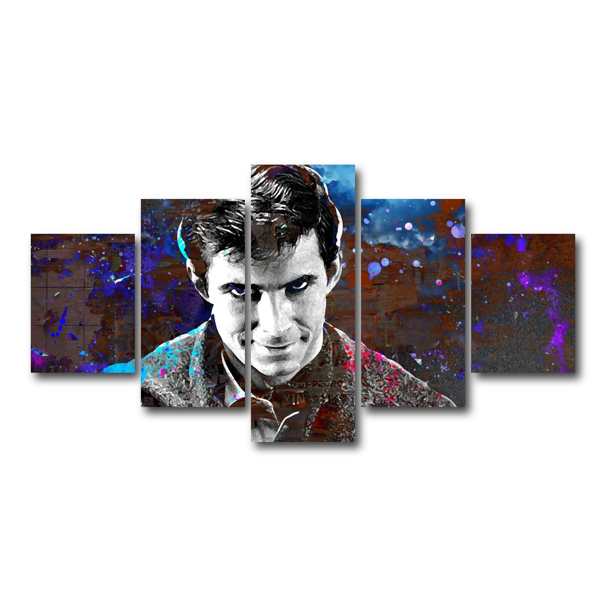 AUTO-MOCKUP WHITE | Norman Bates | 5 Piece | Gallery Wrap Canvas | group=5_short