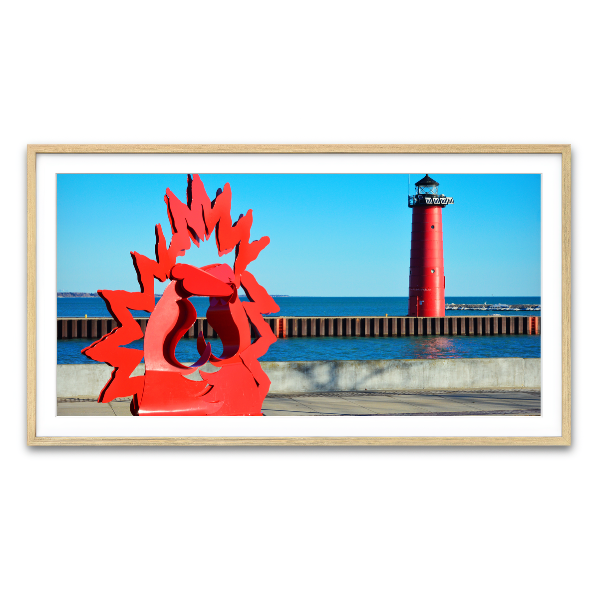 Framed Print 2x1 Natural