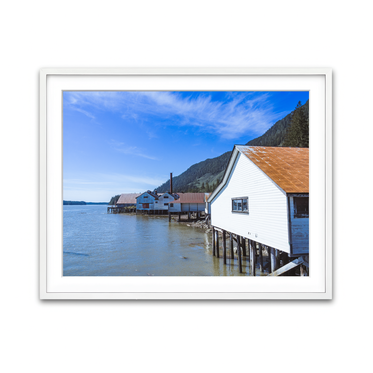 Framed Print 4x3 White