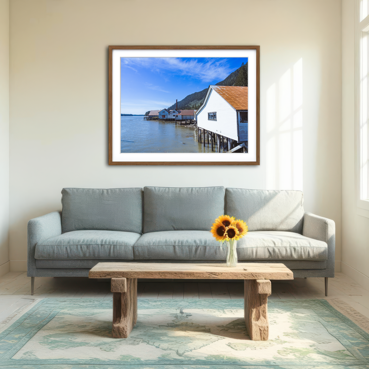 AUTO-MOCKUP ROOM | Northern BC Cannary Wall Art