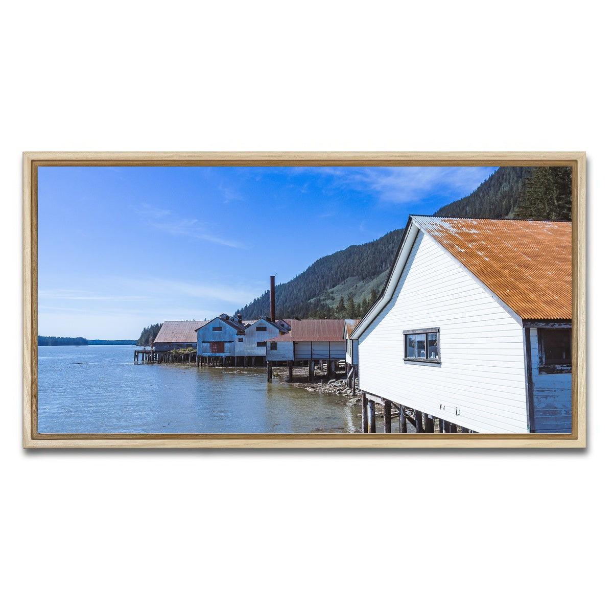 AUTO-MOCKUP WHITE | Northern BC Cannary | 1 Piece | Natural Framed Canvas | group=2x1