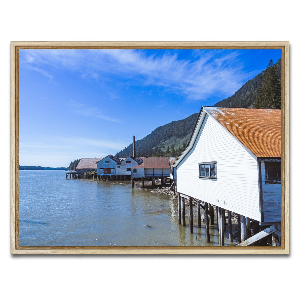 AUTO-MOCKUP WHITE | Northern BC Cannary | 1 Piece | Natural Framed Canvas | group=4x3