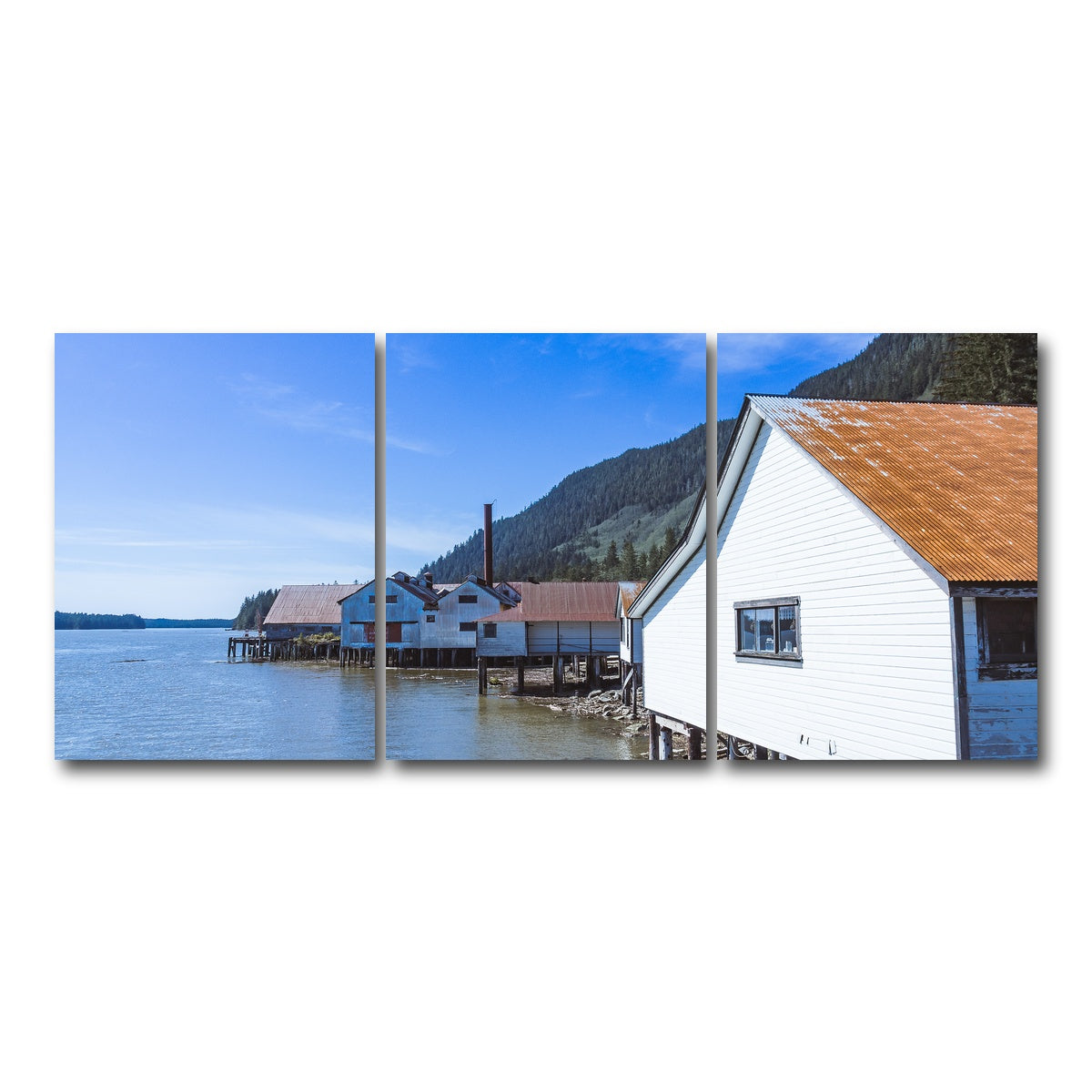 AUTO-MOCKUP WHITE | Northern BC Cannary | 3 Piece | Gallery Wrap Canvas | group=18x24