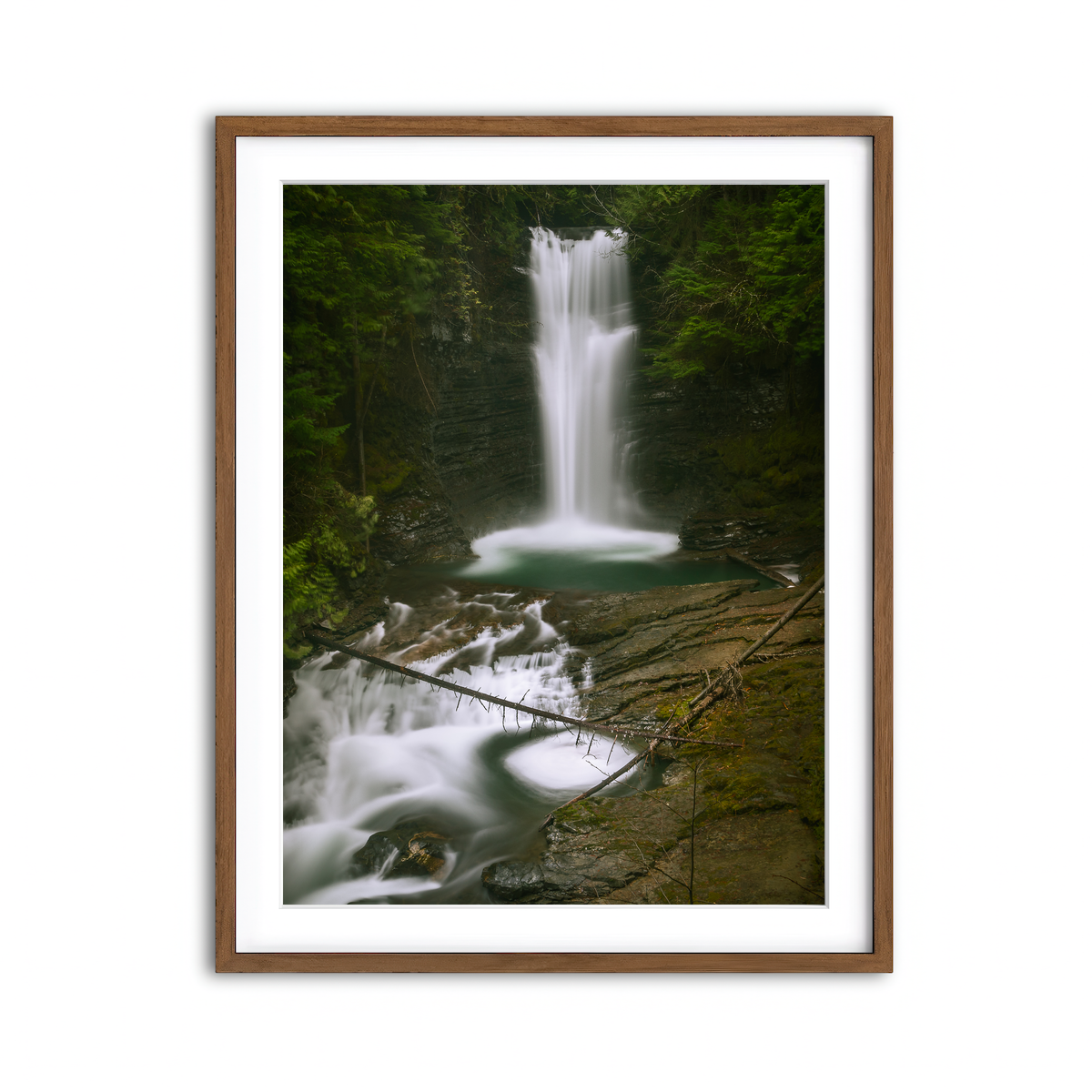 Framed Print 3x4 Walnut
