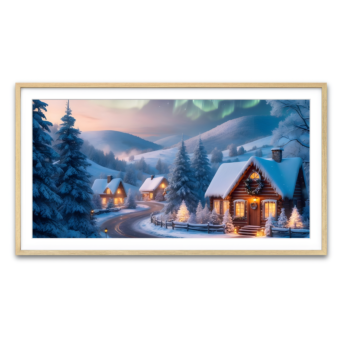 Framed Print 2x1 Natural