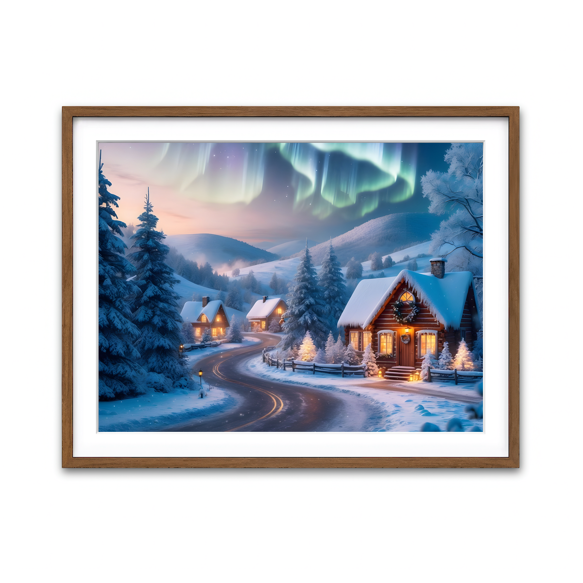 Framed Print 4x3 Walnut