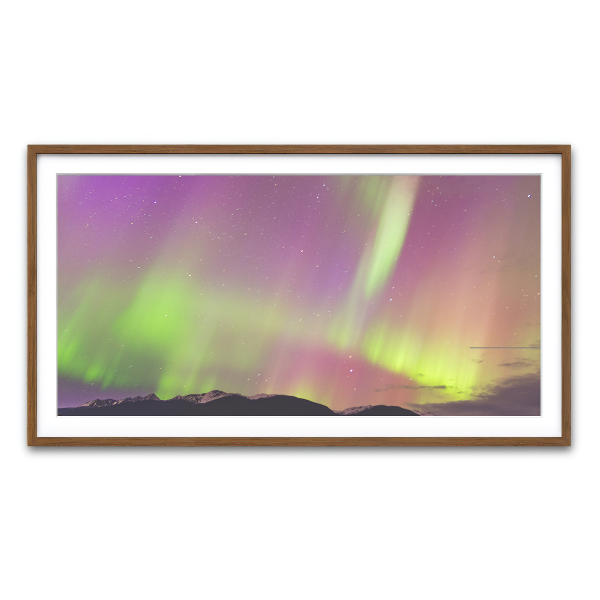 Framed Print 2x1 Walnut