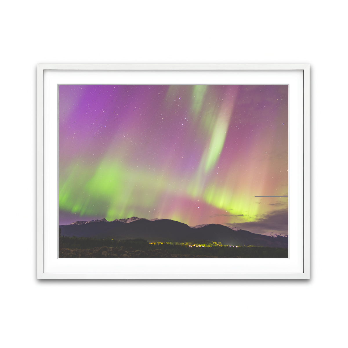 Framed Print 4x3 White