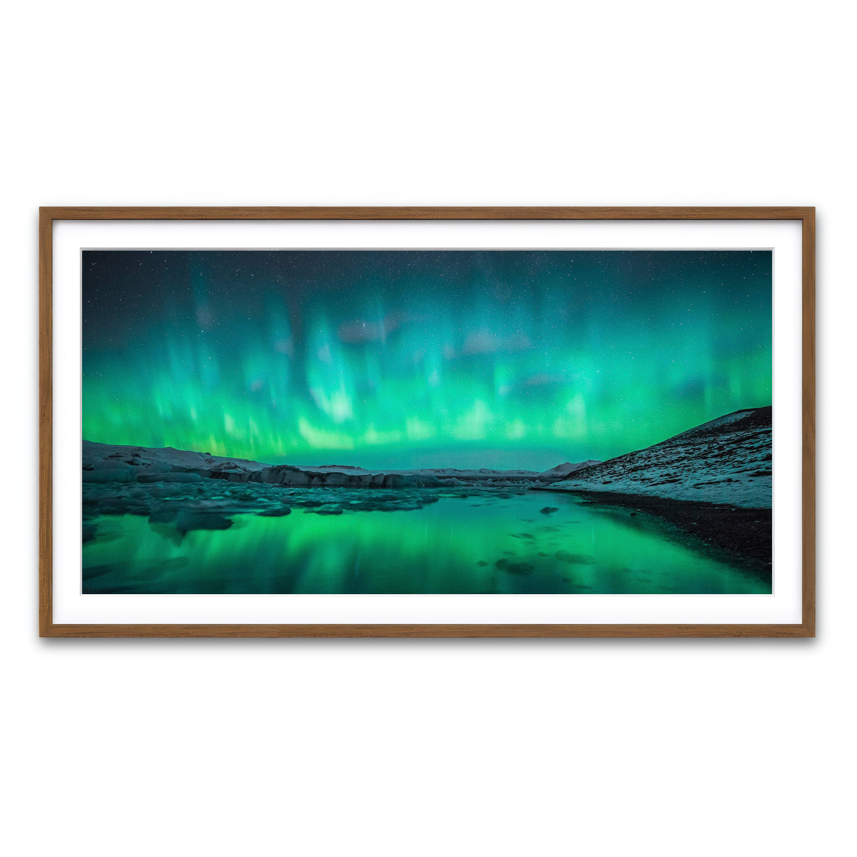 Framed Print 2x1 Walnut