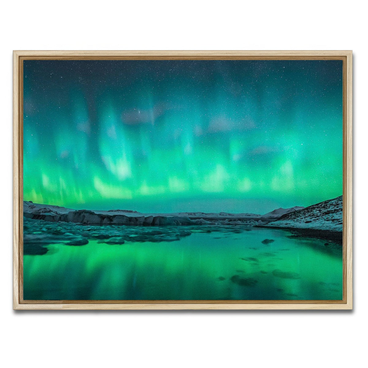 AUTO-MOCKUP WHITE | Northern Lights | 1 Piece | Natural Framed Canvas | group=4x3