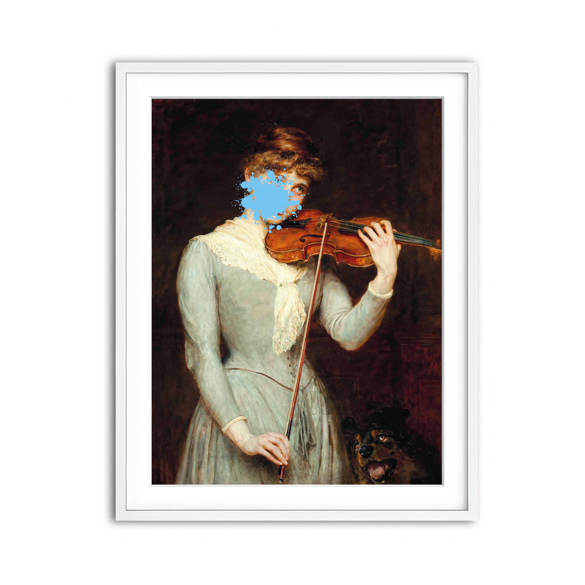 Framed Print 3x4 White