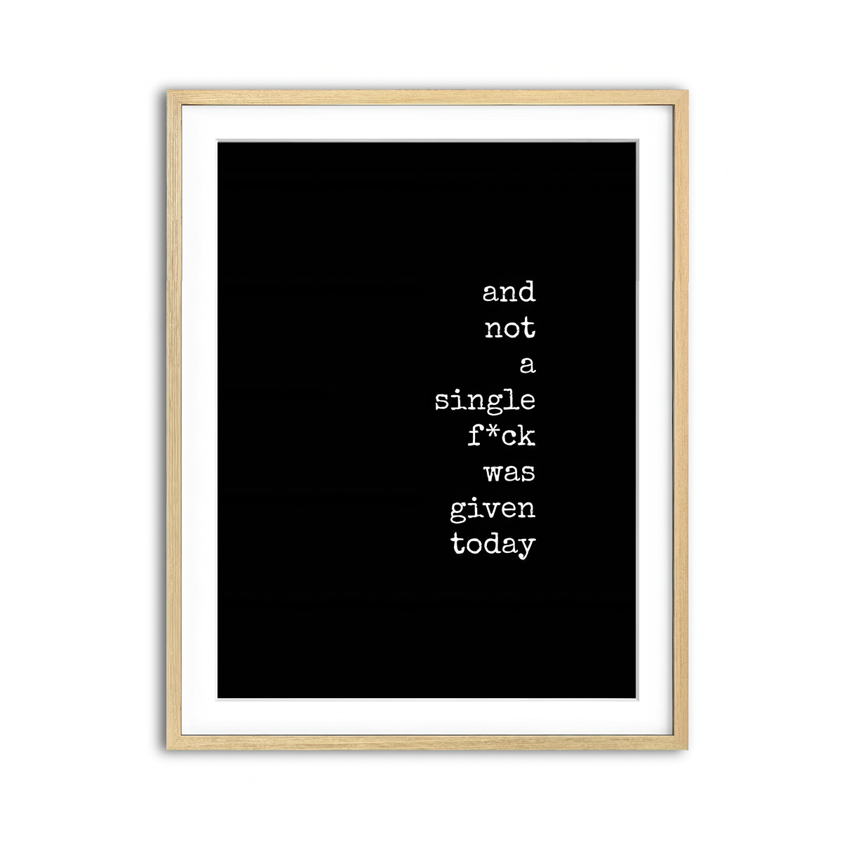 Framed Print 3x4 Natural