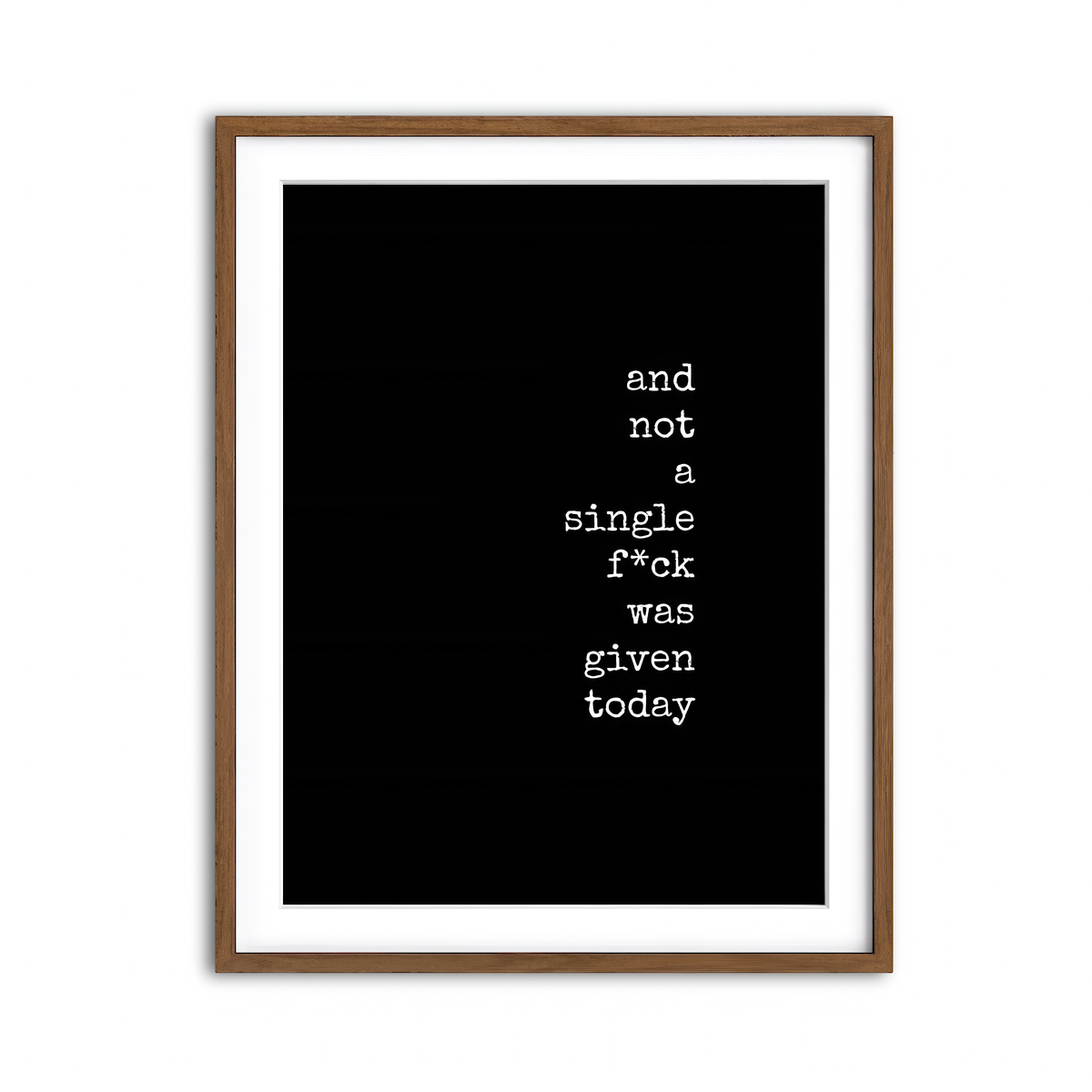 Framed Print 3x4 Walnut