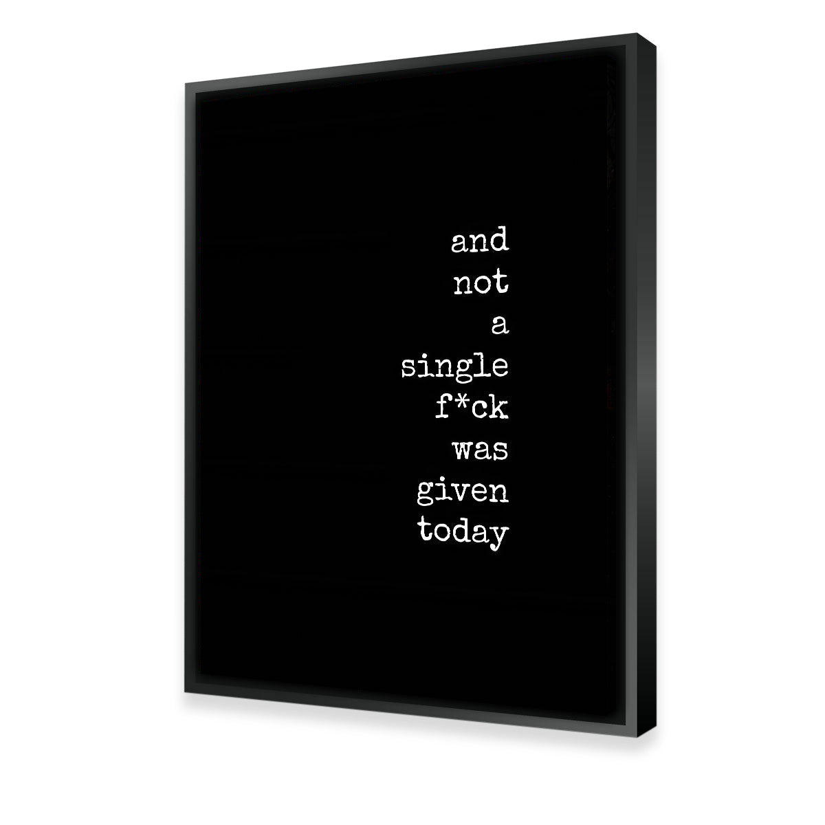 Not a Single One Wall Art