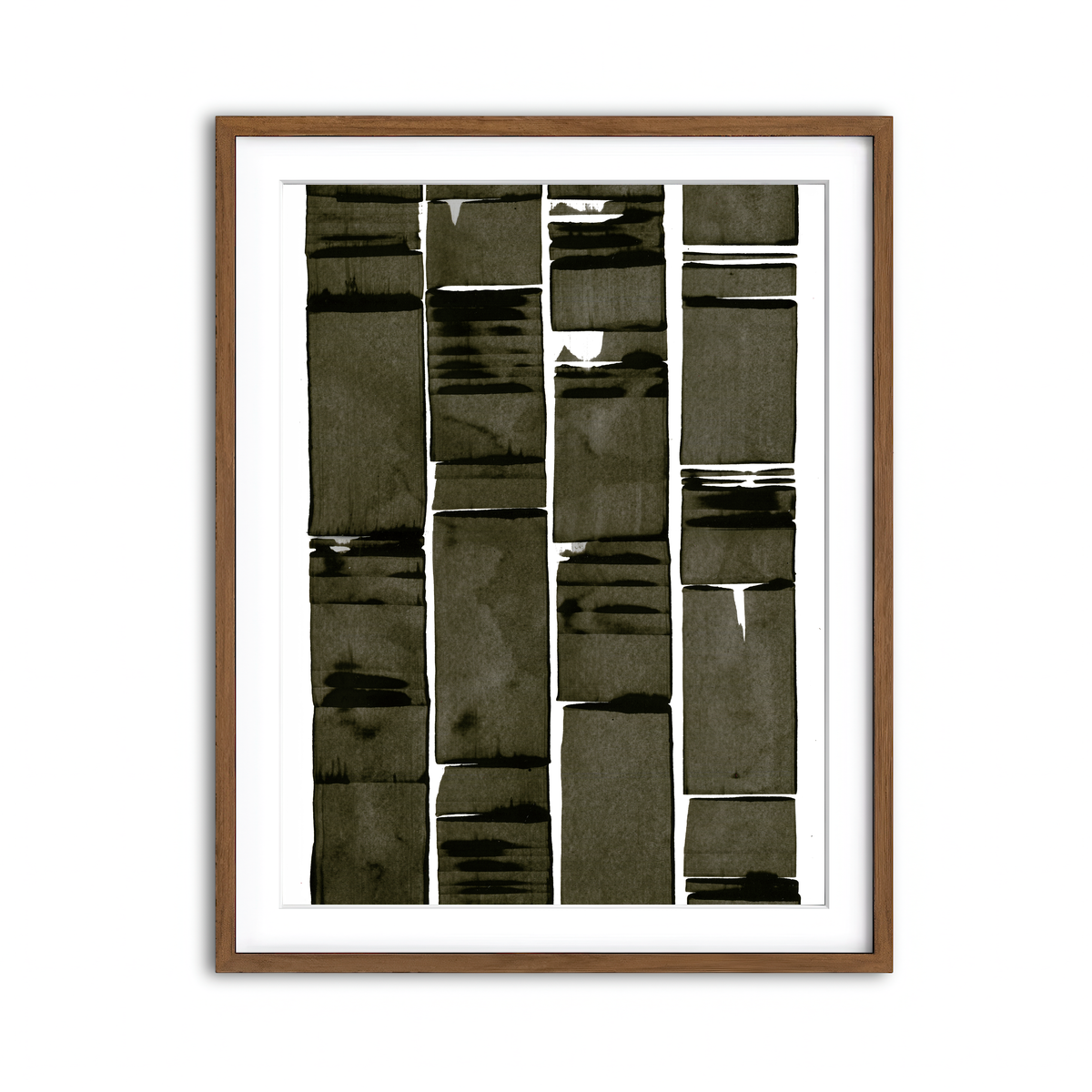 Framed Print 3x4 Walnut