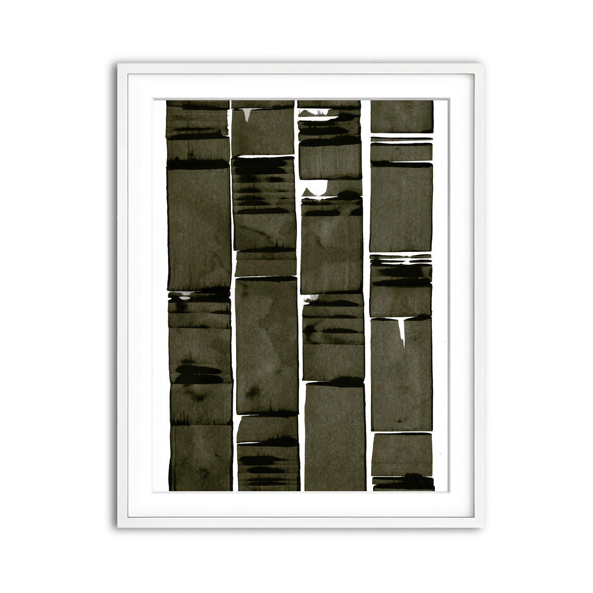 Framed Print 3x4 White