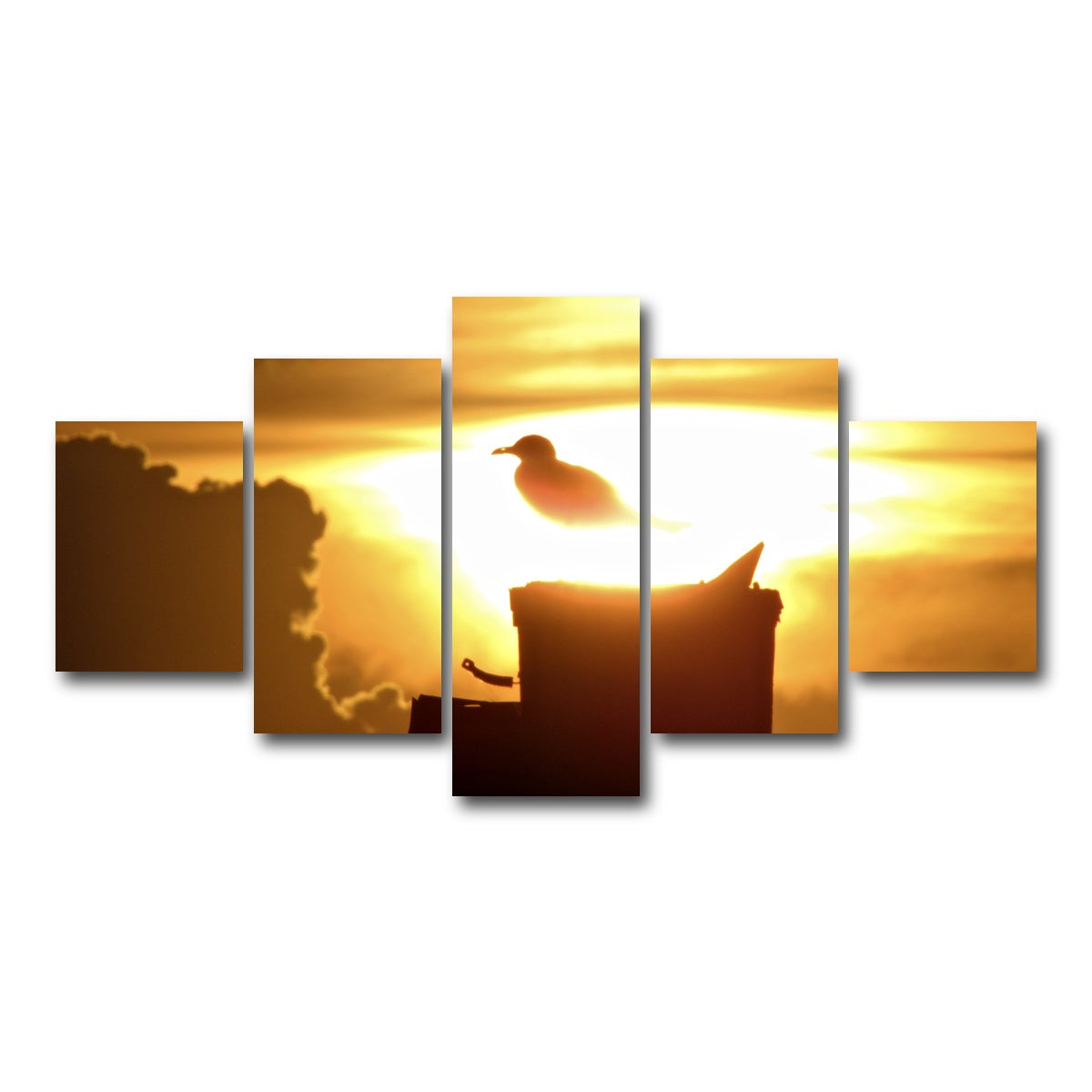 AUTO-MOCKUP WHITE | Nuclear Seagull | 5 Piece | Gallery Wrap Canvas | group=5_short