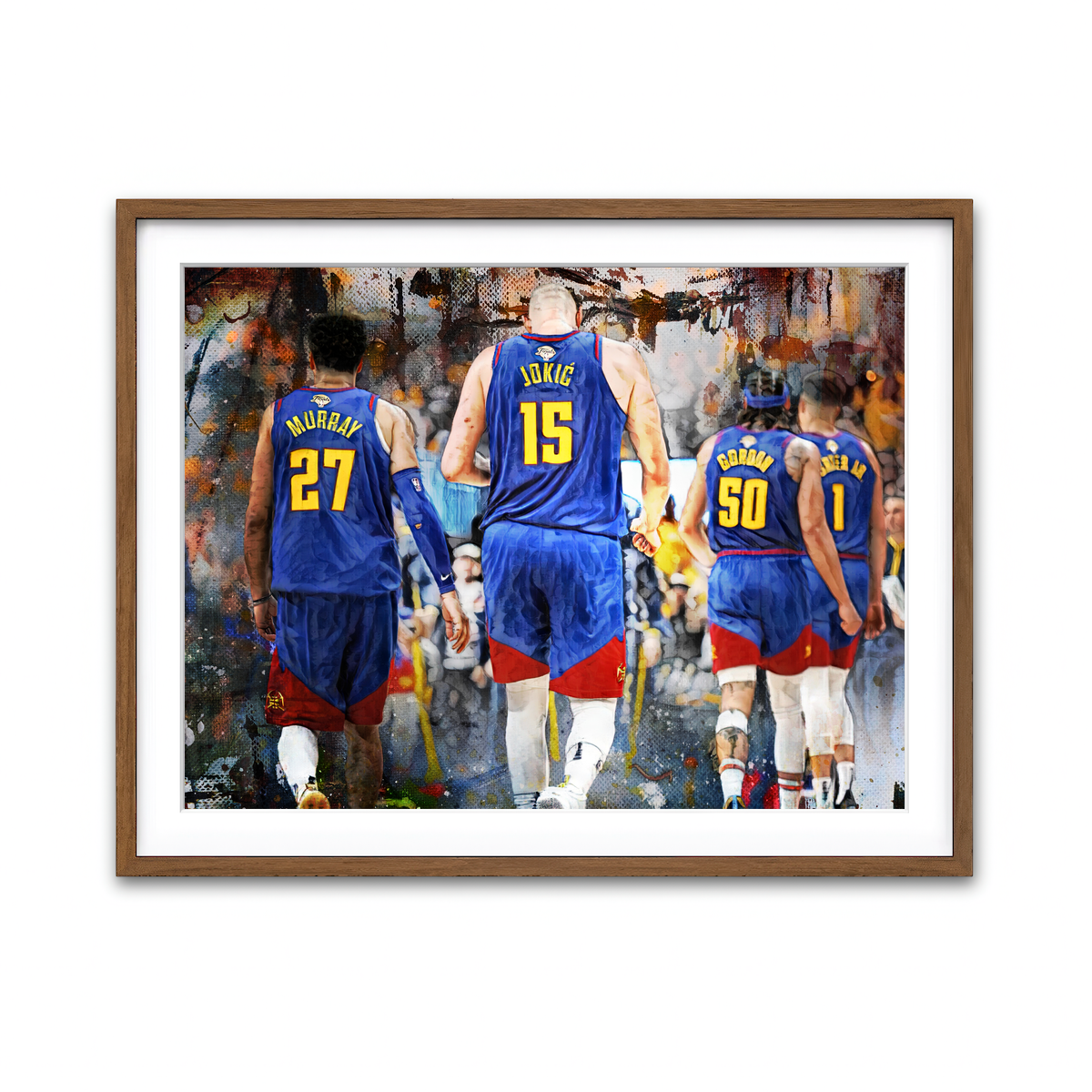 Framed Print 4x3 Walnut