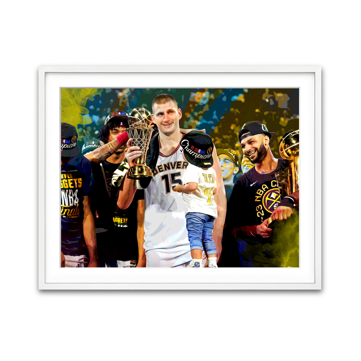 Framed Print 4x3 White