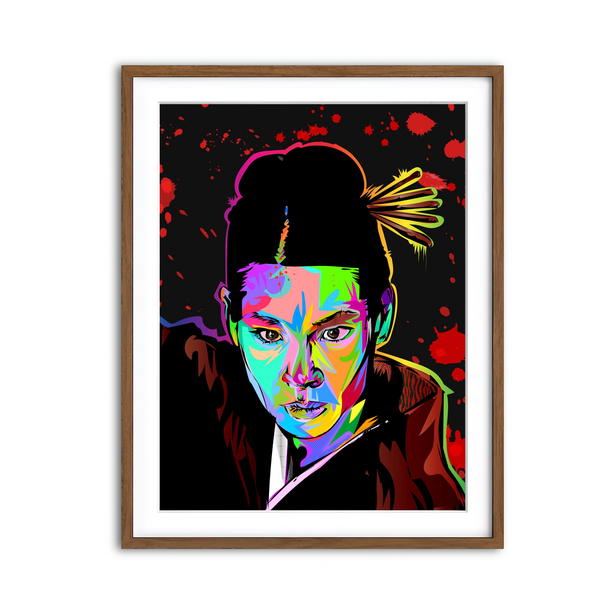 Framed Print 3x4 Walnut