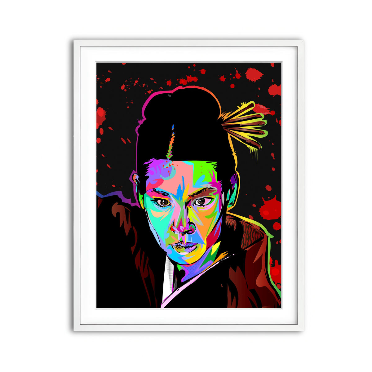 Framed Print 3x4 White