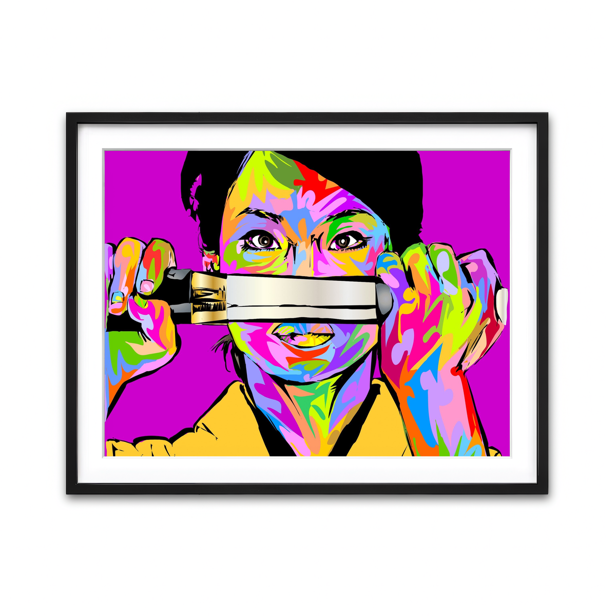 Framed Print 4x3 Black