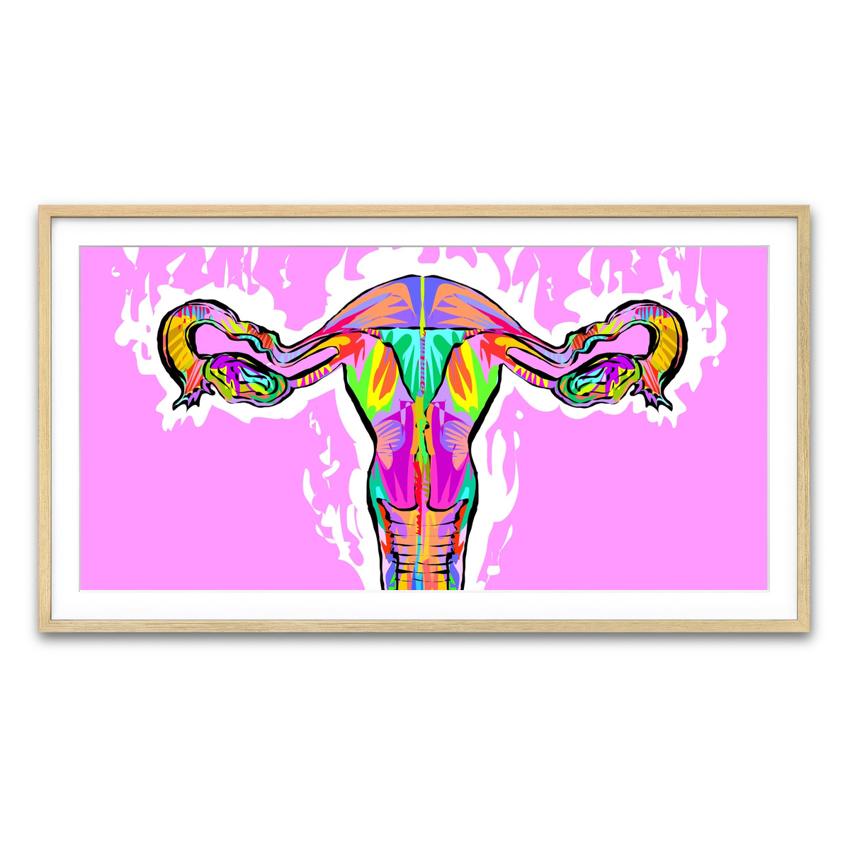 Framed Print 2x1 Natural