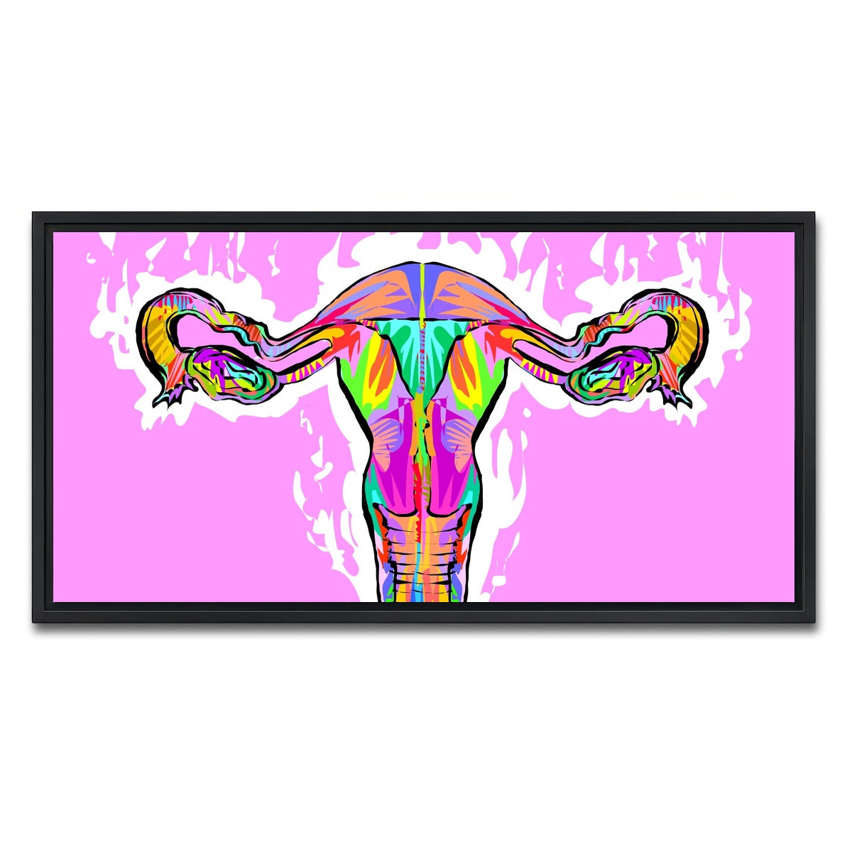 AUTO-MOCKUP WHITE | OVARIES | 1 Piece | Black Framed Canvas | group=2x1