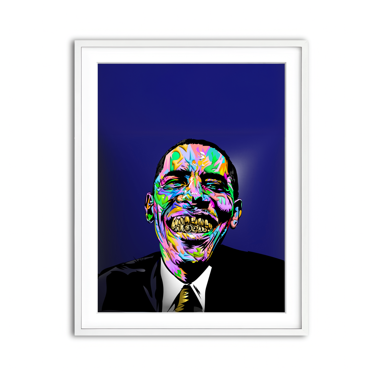 Framed Print 3x4 White