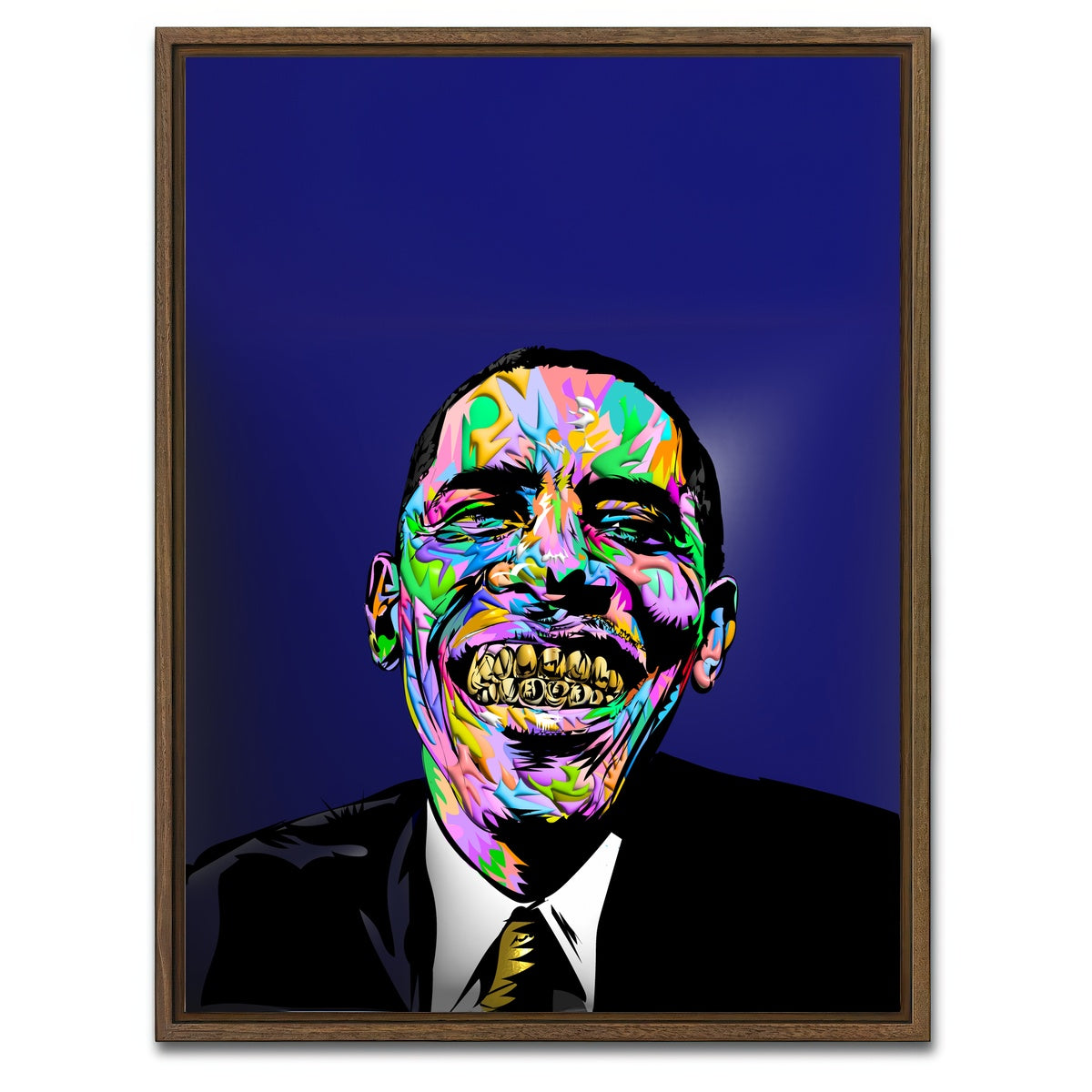 AUTO-MOCKUP WHITE | Obeezy | 1 Piece | Walnut Framed Canvas | group=3x4