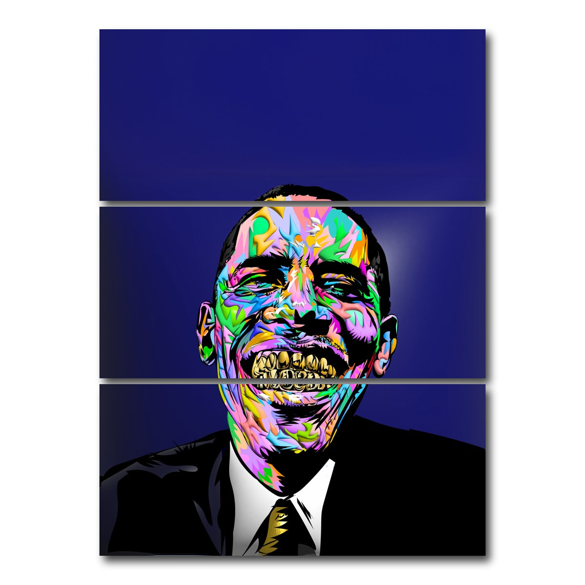 AUTO-MOCKUP WHITE | Obeezy | 3 Piece | Gallery Wrap Canvas | group=8x18_stacked