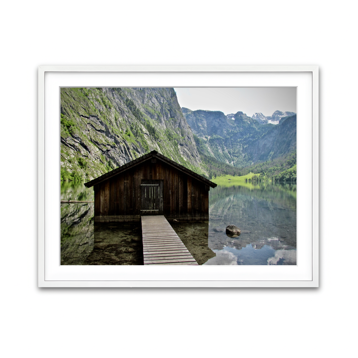 Framed Print 4x3 White